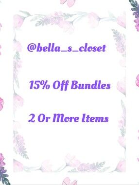 15% Off Bundles Promotional Graphic - Purple Text